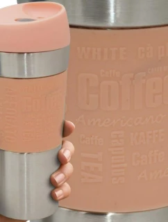 EXCELLENT HOUSEWARE TERMO HRNČEK 350ML RUŽOVÝ