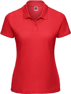 Russell Athletic 539F Dámske polo tričko z piké 10.539F jasne červené