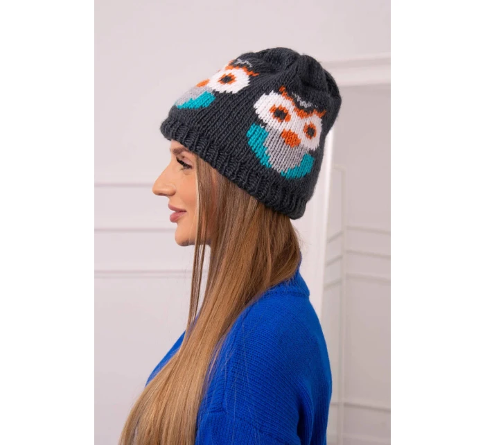 Dámská čepice Ofelia model 18751909 graphite - K-Fashion