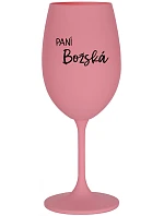 Lady of God - ružový pohár na víno 350 ml