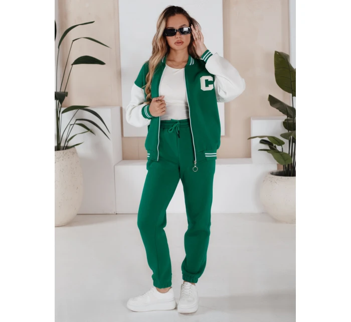 Dámske zelené tepláky CELIA FashionStreet AY0772