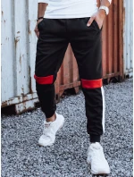 Pánské tepláky se stahovací šňůrkou černé Dstreet model 21980082 - FashionStreet