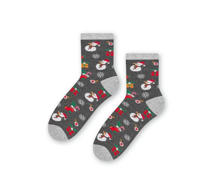 Dámské vánoční ponožky model 21327638 3540 - Steven Dámské vánoční ponožky model 21327638 3540 - Steven