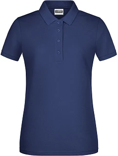 Daiber 8009 Dámske polo tričko z bio bavlny 02.8009 tmavomodré