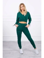 Sada s ozdobnými pásky zelené barvy