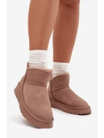 Śniegowce Z Naturalnego Zamszu Ocieplane Futerkiem Vinceza 97961 Beżowe Śniegowce Z Naturalnego Zamszu Ocieplane Futerkiem Vinceza 97961 Beżowe