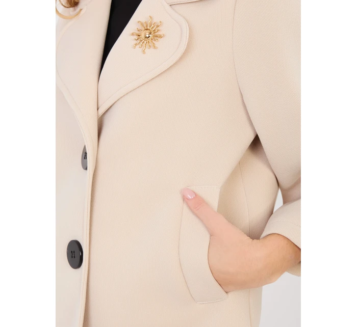 IT KR bunda FL8159 1.29 béžová IT KR bunda FL8159 1.29 béžová