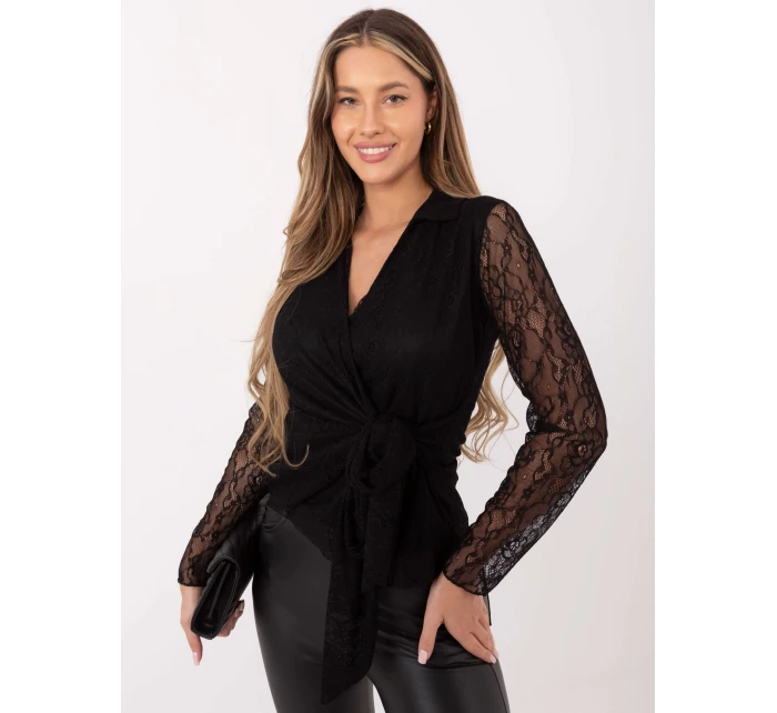 Blúzka MI BZ 92405.67 čierna Blúzka MI BZ 92405.67 čierna