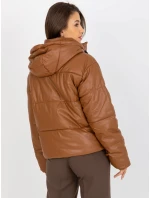 Dámska bunda NM KR H 923 svetlo hnedá
