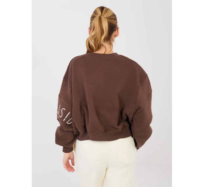 Mikina NS BL NS26117.02 hnedá