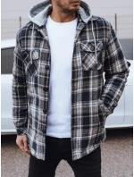 Pánská bunda s kapucí tmavě modrá Dstreet model 21982344 - FashionStreet