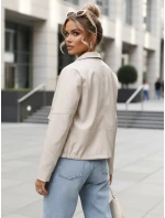 FashionStreet dámske krátke kožené topánky Ramones light beige TY5630