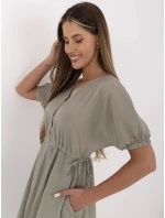 Šaty 217 SK 25663.03 khaki