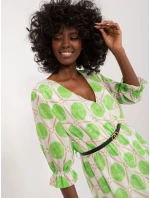 Šaty DHJ SK 17370.83 svetlozelené