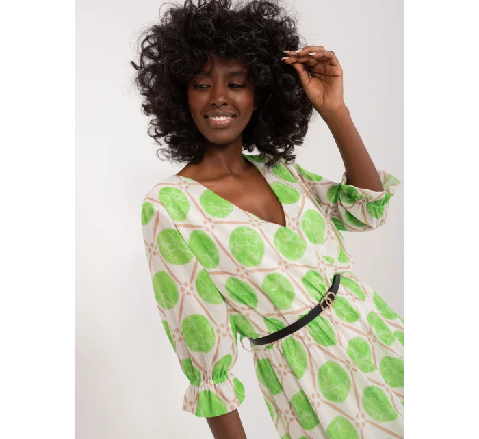 Šaty DHJ SK 17370.83 svetlozelené