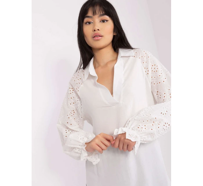 Bluzka LK BZ model 18650822 ecru - FPrice Bluzka LK BZ model 18650822 ecru - FPrice