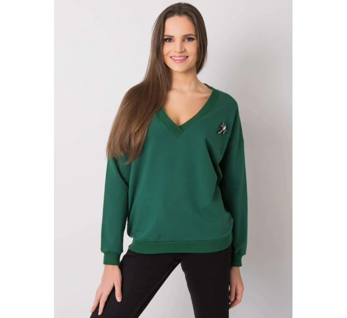 Mikina RV BL model 16719798 tmavě zelená - FPrice Mikina RV BL model 16719798 tmavě zelená - FPrice