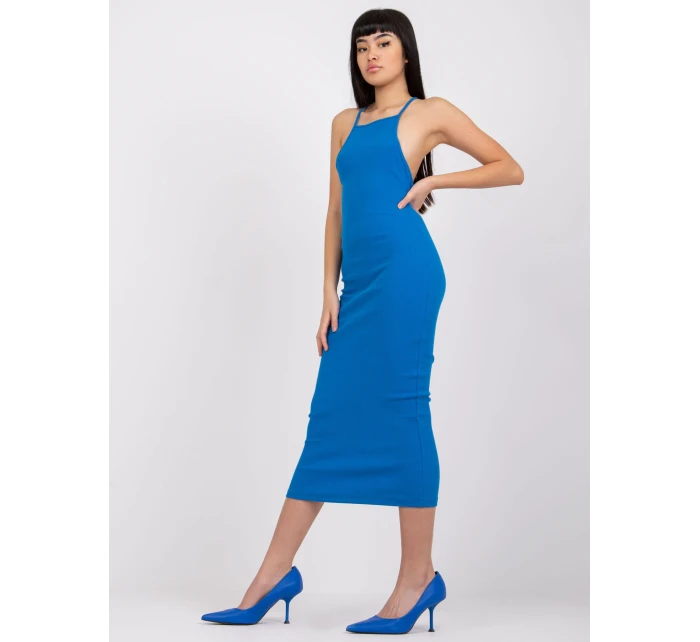 Šaty RV SK model 17050003 tmavě modrá - FPrice Šaty RV SK model 17050003 tmavě modrá - FPrice