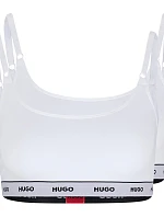 Dámska športová podprsenka BOSS s prúžkami 50469659-100 - HUGO