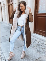 Dámská zimní bunda hnědá Dstreet model 21969961 - FashionStreet Dámská zimní bunda hnědá Dstreet model 21969961 - FashionStreet