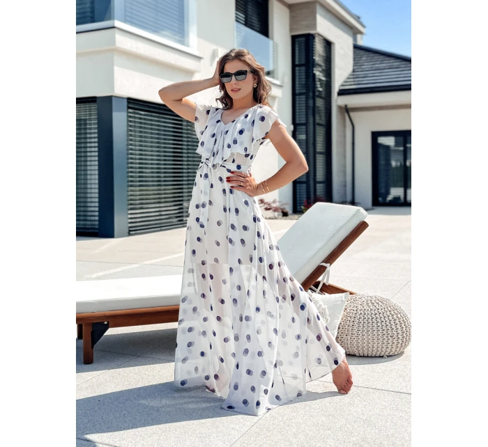 maxi šaty světle šedé Dstreet model 21978071 - FashionStreet maxi šaty světle šedé Dstreet model 21978071 - FashionStreet