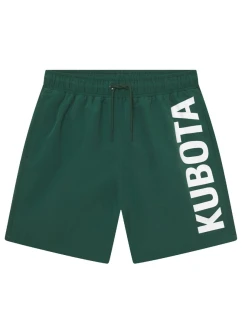 Pánske zelené plavecké šortky Kubota K25SS-204-003-18-1