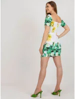 Šaty LK SK 508641 3.05P biela zelená