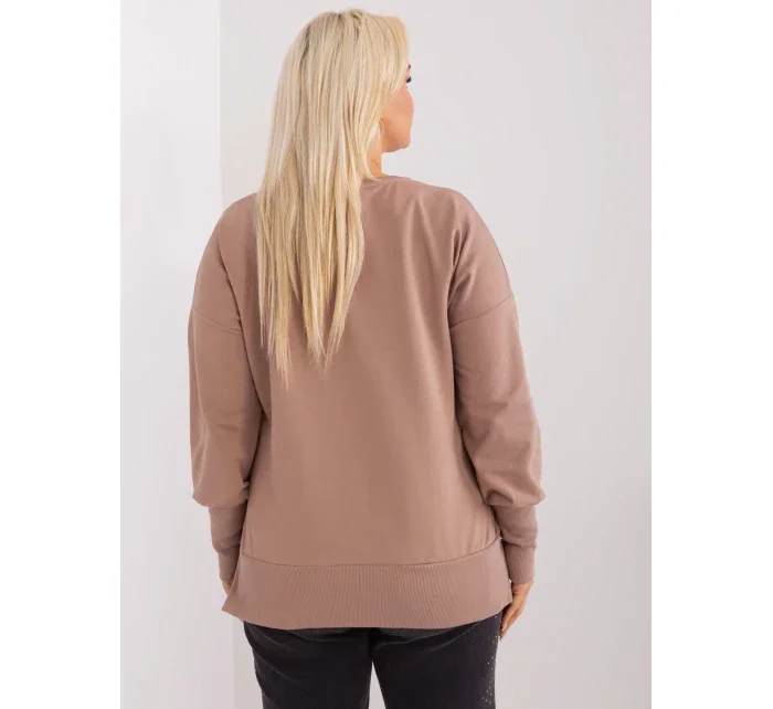 Bluzka RV BZ model 19143387 ciemny bezowy - FPrice