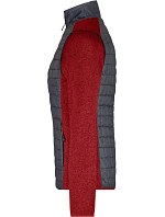 JN Dámská pletená hybridní bunda 02.0 red melange/anthracite melange model 22489314 - Daiber JN Dámská pletená hybridní bunda 02.0 red melange/anthracite melange model 22489314 - Daiber