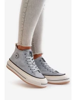 Zateplené Dámské Tenisky Na Platformě Eko Kůže Big Star model 21669567 Modré - Big Star Shoes