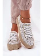 Vzorované Dámské Tenisky Na Platformě S Pletením model 21693316 - Lee Cooper