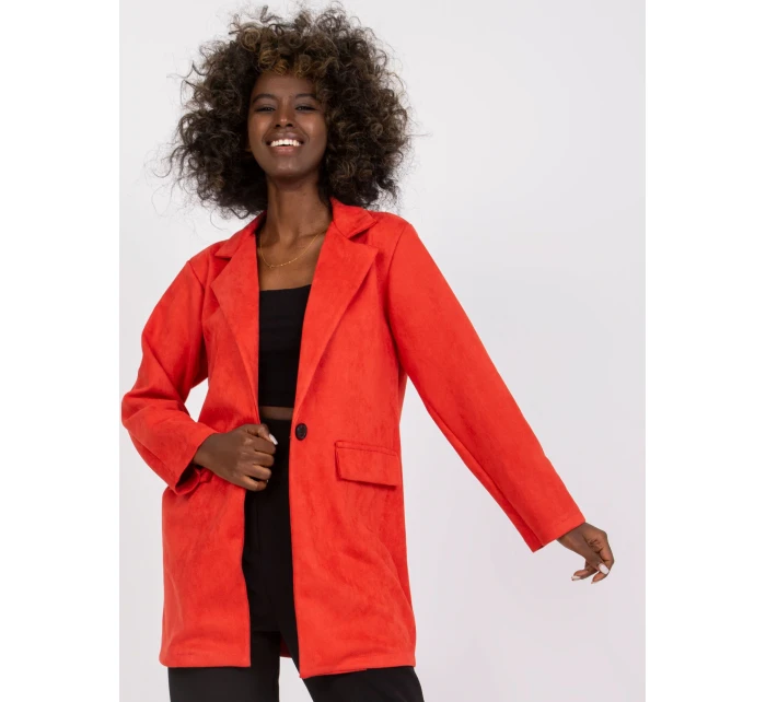 Dámske sako DHJ MA 15286 koralové