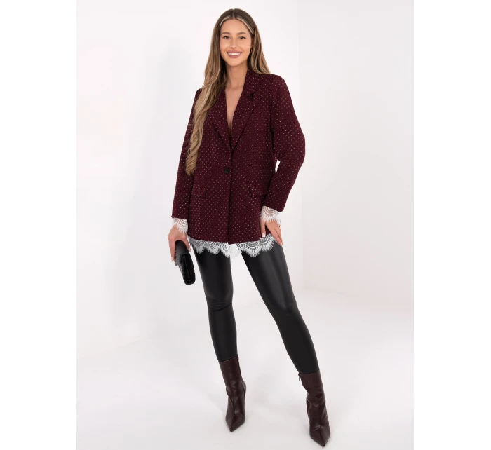 IT MA blazer FL9916 2.12P bordová IT MA blazer FL9916 2.12P bordová