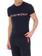 Pánske tričko 111035 1P516 00135 námornícka modrá - Emporio Armani