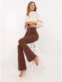 Dámske nohavice NM SP V3696.24 Tmavo hnedé - FPrice