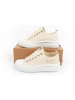 Dámska športová obuv LCW-24-44-2464L Light Beige with White - Lee Cooper