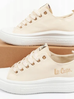 Dámska športová obuv LCW-24-44-2464L Light Beige with White - Lee Cooper