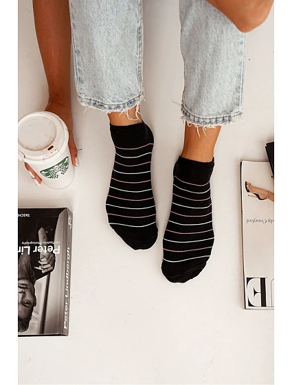 Dámské tenké pruhované ponožky model 22066733 - Milena