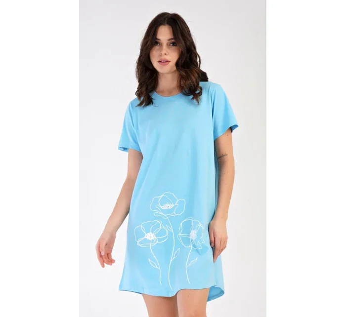 Dámska nočná košeľa s krátkym rukávom Leontína