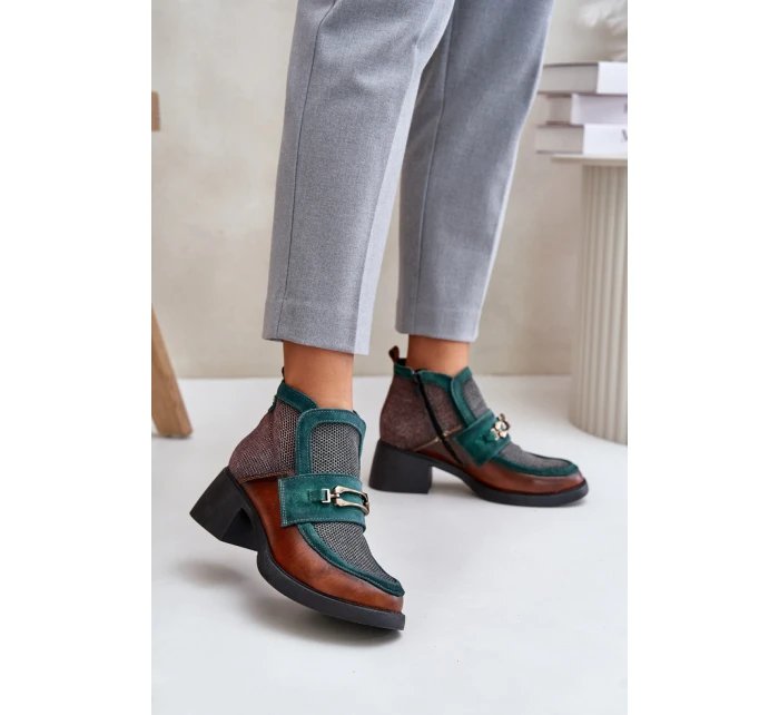 Topánky na podpätku model 219253 Krok vo veľkom štýle Topánky na podpätku model 219253 Krok vo veľkom štýle