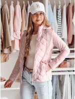 Dámská přechodná prošívaná bunda světle růžová Dstreet model 21986893 - FashionStreet Dámská přechodná prošívaná bunda světle růžová Dstreet model 21986893 - FashionStreet