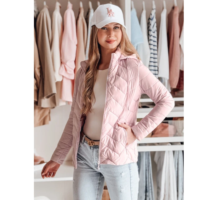 Dámská přechodná prošívaná bunda světle růžová Dstreet model 21986893 - FashionStreet Dámská přechodná prošívaná bunda světle růžová Dstreet model 21986893 - FashionStreet
