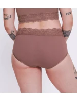 Dámske nohavičky Romance Midi - BROWN - hnedá 1141 - SLOGGI