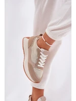 Dámské Sportovní Boty S Na Platformě Khaki model 21687895 - Boto