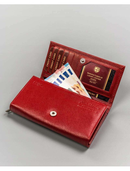 Dámske peňaženky [DH] PTN RD 07 GCLS červená