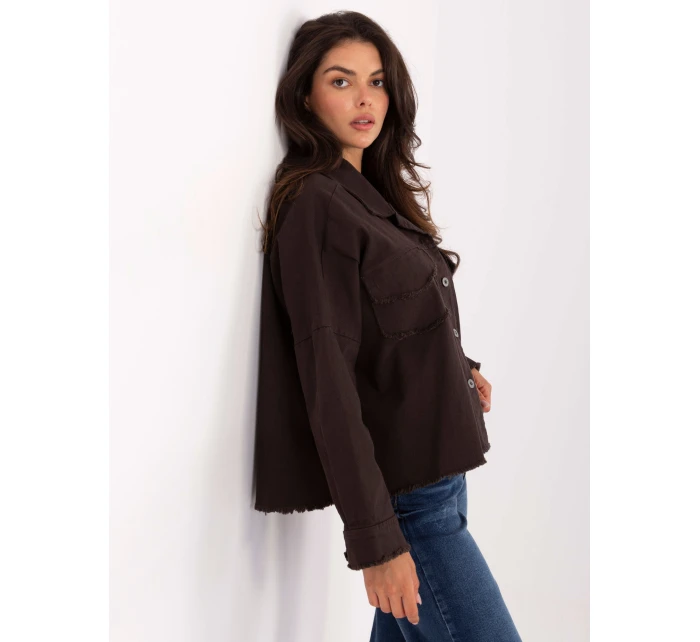 Koszula IT KS model 21302402 ciemny brązowy - FPrice