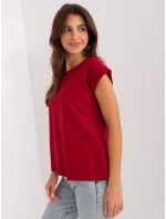 T shirt RV TS model 21863378 bordowy - FPrice