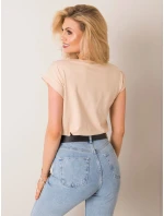 T shirt RV TS model 21863355 beżowy - FPrice