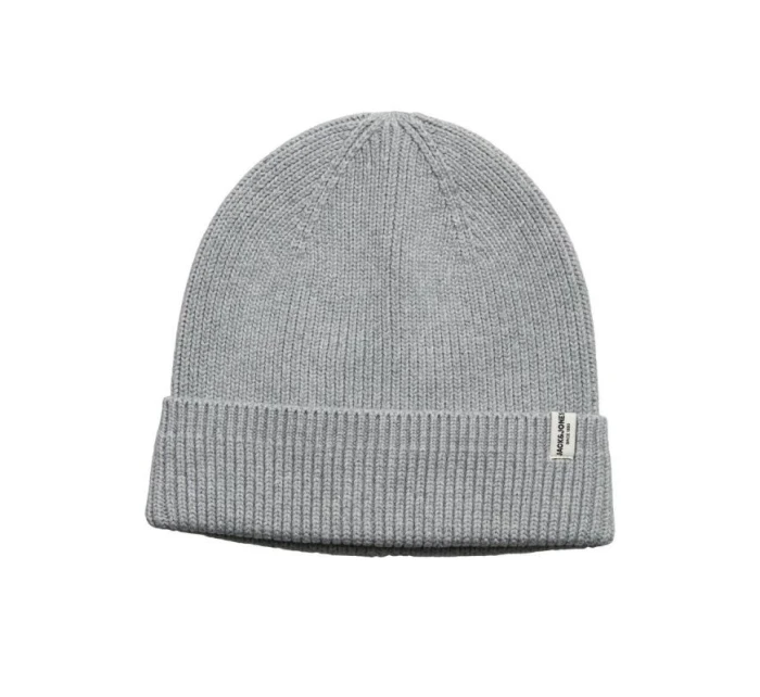 Jack & Jones pánska zimná čiapka black Jacbrink beanie ln 12193386 LIGHT GREY MELANGE Jack & Jones pánska zimná čiapka black Jacbrink beanie ln 12193386 LIGHT GREY MELANGE