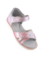 Jr sandály na suchý zip růžové model 18570070 - Miss❤E